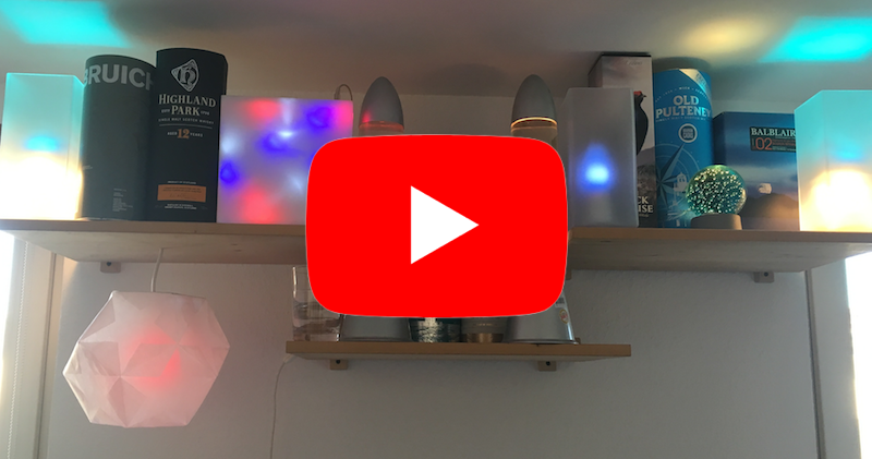 lamps controlled by a raspberry py